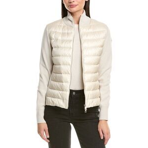 Moncler Womens  Wool Jacket, Beige